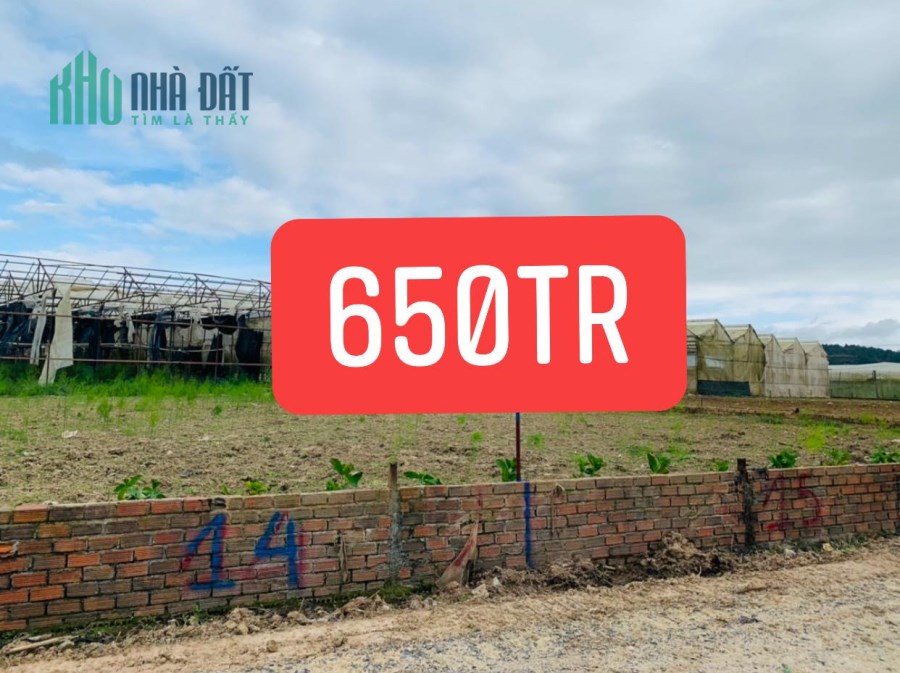 176m2 sẵn thổ cư, sẵn sổ hồng chỉ 650 tr có ngay lô đất thị trấn Thạnh Mỹ, Đơn Dương, Lâm Đồng.