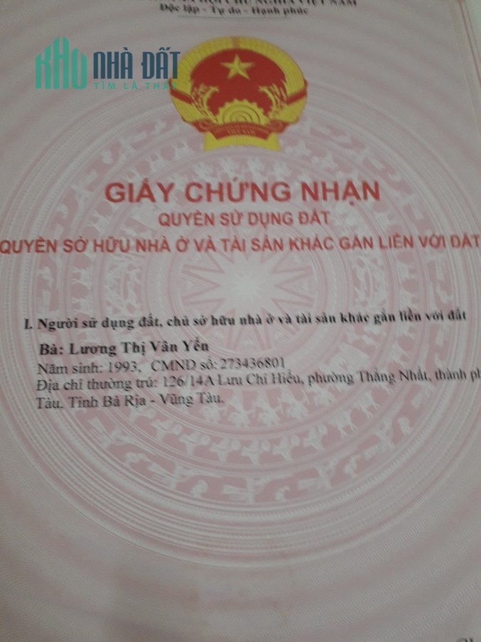 Cần bán căn hộ 183-A308 tại Đường Nguyễn Hữu Cảnh, Vũng Tàu, Bà Rịa Vũng Tàu