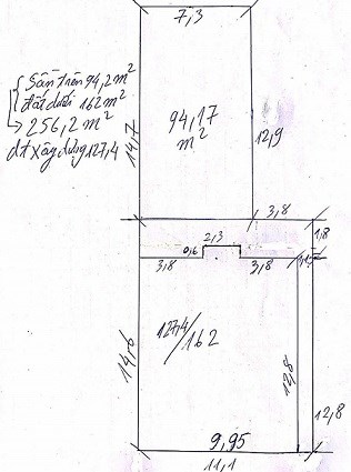 Bán nhà 448 mặt đường Trần nguyên Hãn, Lê chân, HP, 12 tỷ; 0914695069