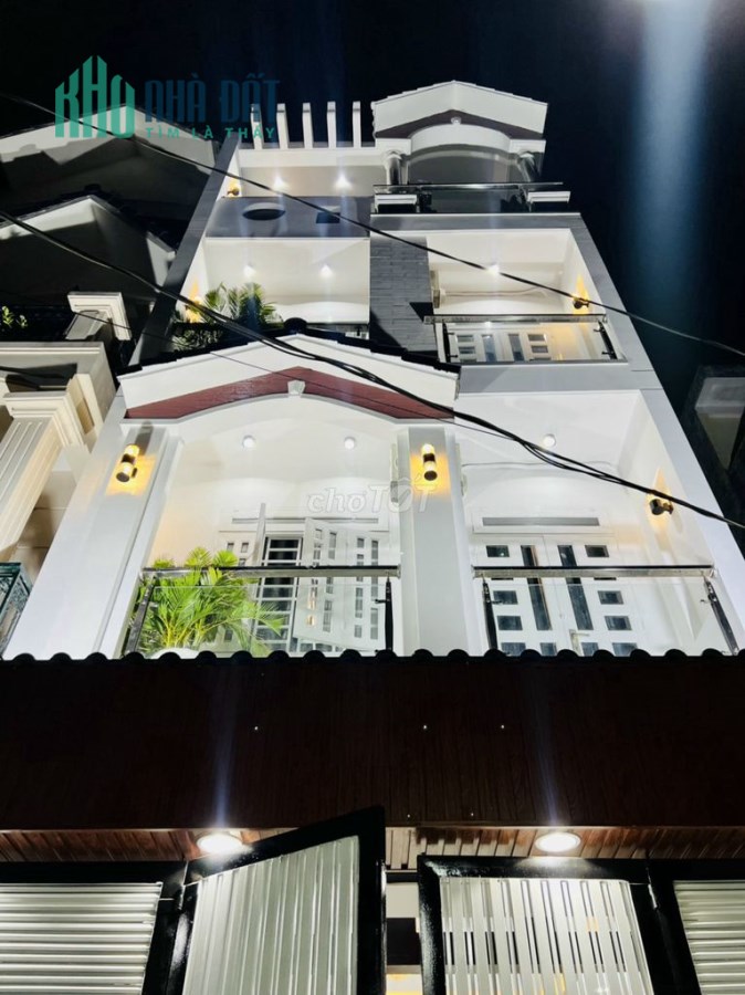 Nhà mới 5m*16m 3 lầu hẻm xe tải thông p12 gò vấp