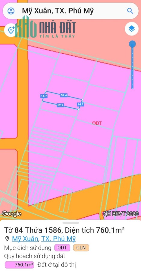 Chính chủ cần bán Đất Nền Phú Mỹ 760m2