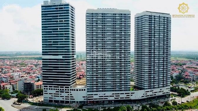 Cho thuê văn phòng tòa Intracom Riverside Vĩnh Ngọc, Đông Anh, Hà Nội 80m2 1000m2 giá 205ngh/m2