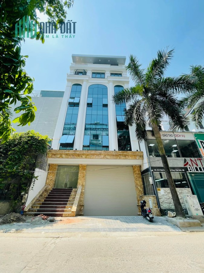Bán tòa nhà VP 9 tầng TRẦN THÁI TÔNG, 210m2, Lô góc, Kinh doanh, vỉa hè, 210m2, 105 tỷ