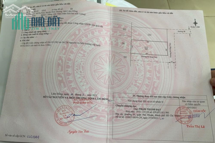 Đất nền giá tốt cho nhà đầu tư tại Đơn Dương, Lâm Đồng (chỉ còn 1 nền)