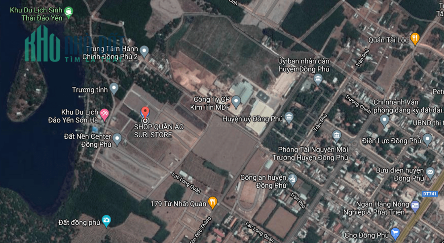 Bán đất ở thổ cư 115.4m² tại đường Lạc Long Quân, Thị trấn Tân Phú, giá 750 triệu