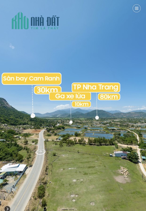 Chính Chủ Bán 127,1m2 Đất Mặt Tiền Kinh Doanh Mặt Đường Dt702, Tp Cam Ranh