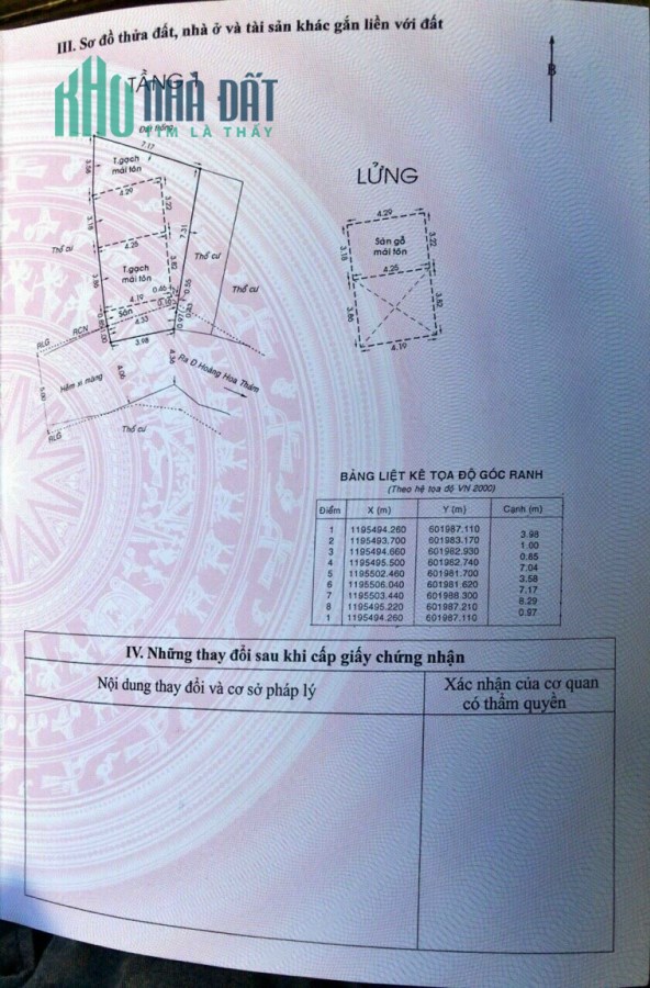 bán gấp lô đất Nguyễn Thượng Hiền, phường 6, Q. Bình Thạnh 6,88tỷ