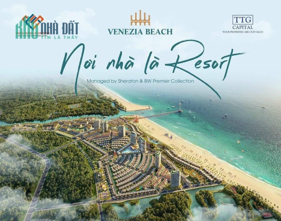 Chính thức nhận Booking Nhà Phố vườn Venezia Beach - Nằm trên cung đường resort triệu đô