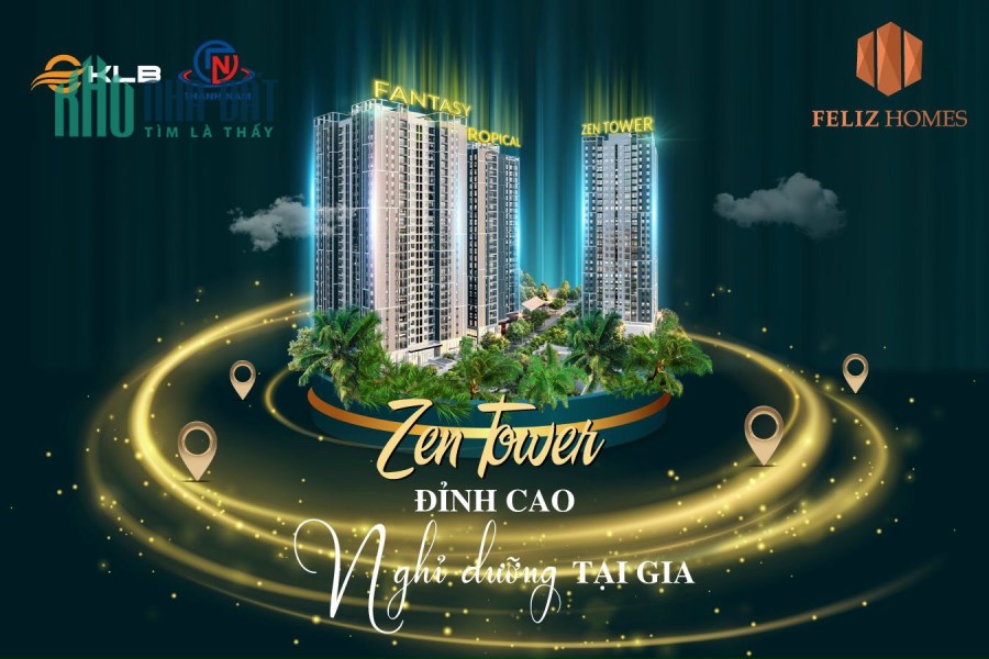 Suất ngoại giao căn 91,4m2  3PN , tòa Zen - dự án Feliz Homes giá chỉ 3,4 tỷ LH 0390612575