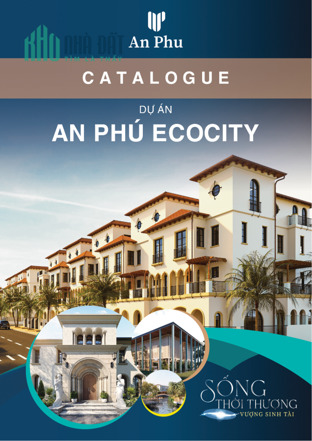 Nhà phố 1 trệt 2 lầu đô thị sinh thái An Phú Ecocity Cần Thơ