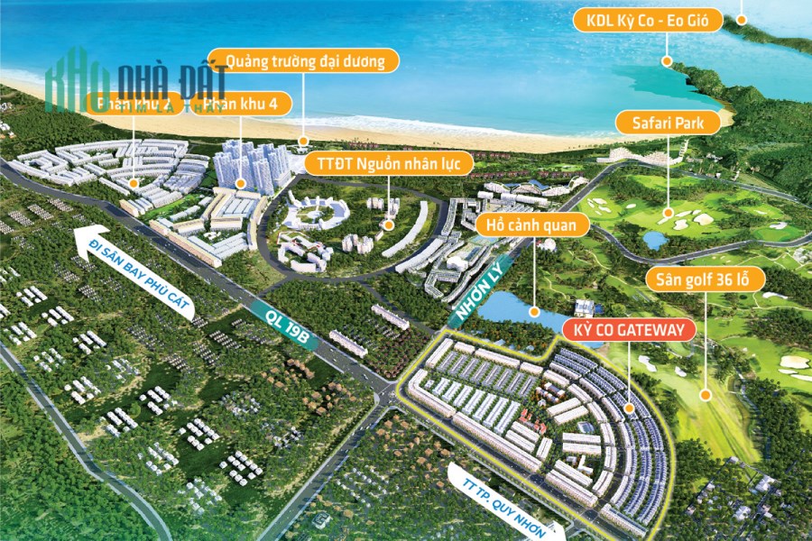 ĐẤT NỀN DỰ ÁN KỲ CO GATEWAY – NHƠN HỘI NEW CITY – ĐÔ THỊ VÀNG BÊN VỊNH ĐẢO PHƯƠNG MAI