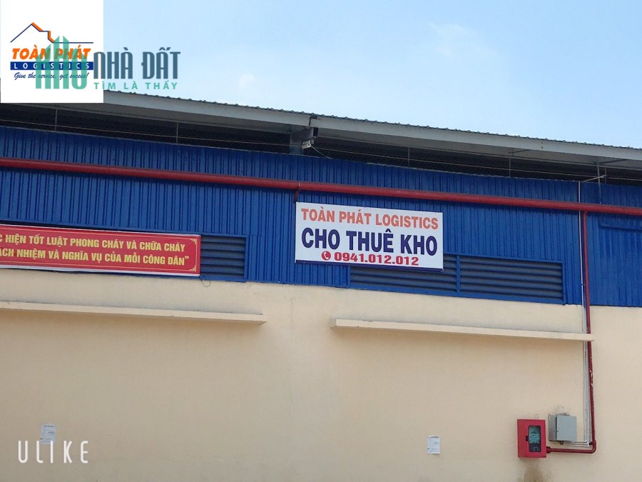 Cho thuê kho 1200m2 ở KCN Dĩ An, Bình Dương