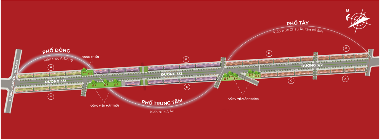 DUY NHẤT Shophouse trong trung tâm TP Đức Hòa, khu thương mại sầm uất, đông dân cư