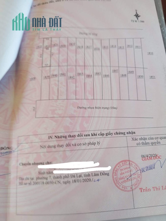 Chính chủ cần đất thị trấn Thạnh Mỹ - Đơn Dương - Lâm Đồng. (5X19m) sau lò gạch, sẵn sổ hồng