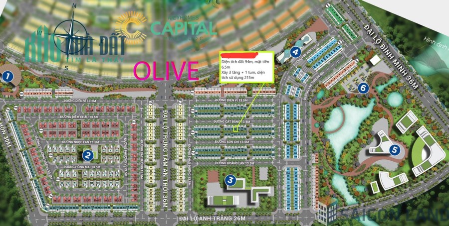 Căn SH vip phân khu Olive (phân khu cuối cùng và hot nhất GĐ 1).