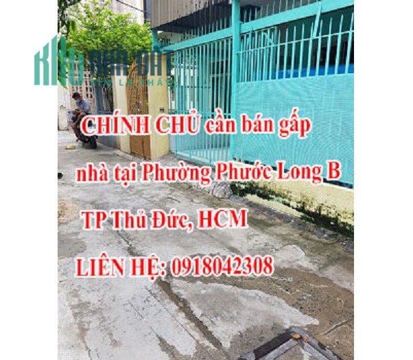 Chính chủ bán nhà vị trí đẹp tại P.Phước Long B, TP.Thủ Đức, HCM, 65tr/m2; 0918042308
