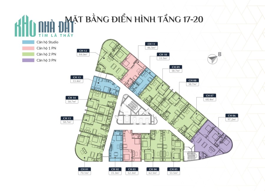 Bán căn hộ TĐC Đê Đông, Nhơn Bình cạnh sông Hà Thanh, quý 4 bàn giao - O965.172.574