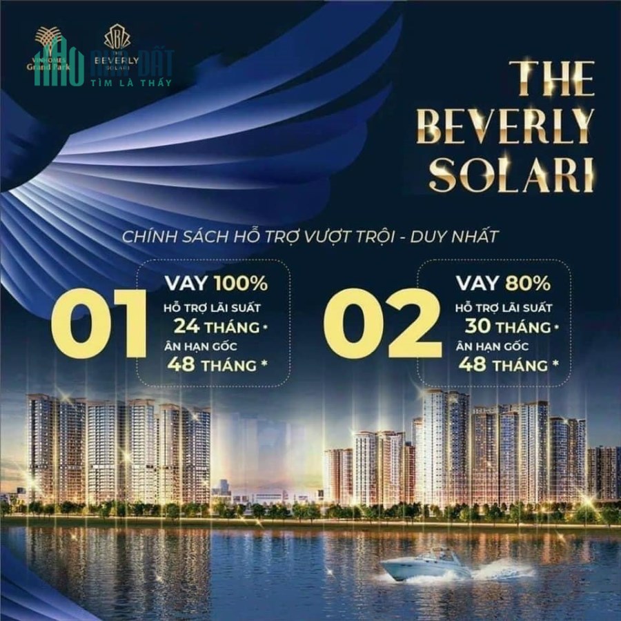 MUA VINHOMES SOLARI 50 - 60 TRIỆU/M2. TẶNG VOUCHER 200 TRIỆU. CHỈ ĐÓNG 20%