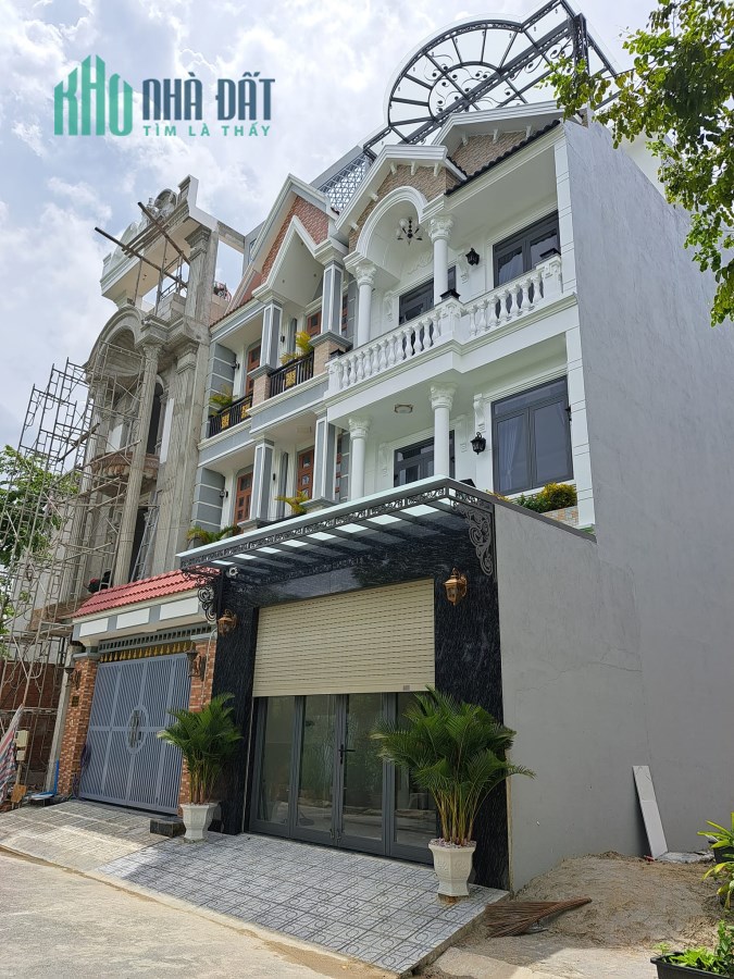 BÁN NHÀ NHÀ BÈ, HUỲNH TẤN PHÁT, NGANG 5.17x15.5, 4 TẦNG BTCT, ĐƯỜNG NHỰA 8M, 8.68 TỶ