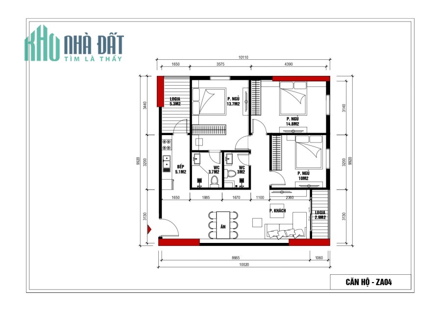 CẦN BÁN CĂN GÓC 3PN ZA04 TÒA ZEN DỰ ÁN FELIZ HOME, GIÁ NGOẠI GIAO RẺ HƠN CĐT 3TR/M2
