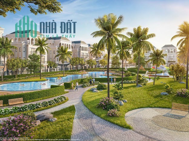 Biệt thự song lập Cọ Xanh Vinhomes Ocean Park 2 - The Empire, 128m2, 5 tầng, mt 9m, từ 18 tỷ