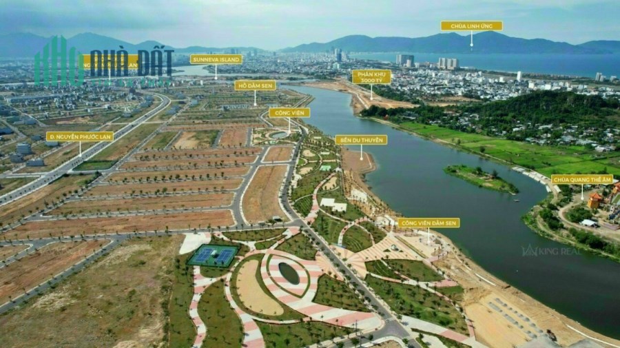 Đất nền đã có sổ - Nam Hòa Xuân ( Sun Riverpolis - Đà Nẵng) - 4.5 tỷ - View Công Viên