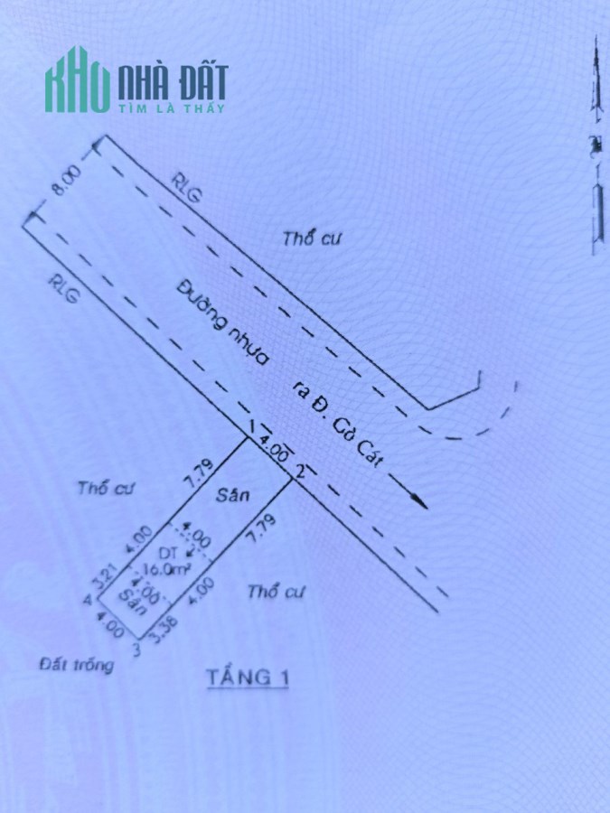 Lô đất đường Gò cát phú hữu diện tích 60m vị trí đẹp, khu tiềm năng