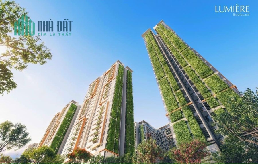 CĂN HỘ QUẬN 9  LUMIERE BOULEVARD CHỈ 50 TRIỆU/M2. CHIẾT KHẤU 10%. TẶNG 3 NĂM PHÍ QLÝ