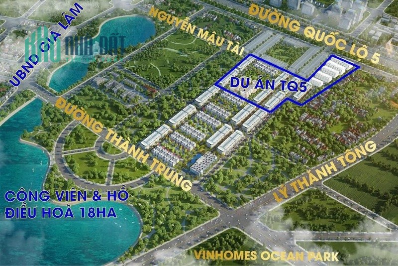 Đón sóng Gia Lâm lên quận năm 2023 với dự án Highway 5 Residences (TQ5) đối diện Vinhomes Ocean Park