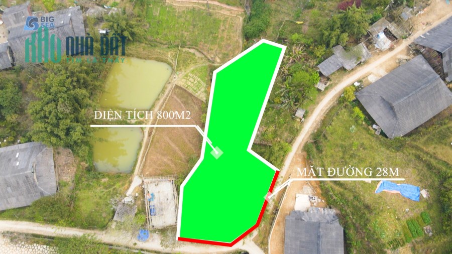 Bán đất Tả Phìn – Sa Pa – Lào Cai (Sả Xéng), diện tích 800m2, giá rất rẻ