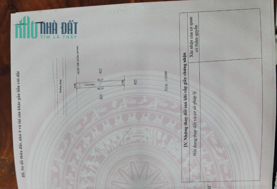 Chính chủ cần bán lô đất đẹp, vuông vức