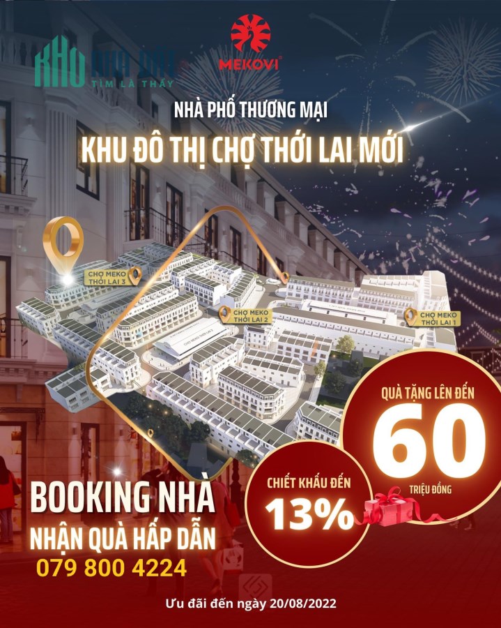 Nhà 4 tầng mặt tiền chợ Thới Lai, gần chợ 2 chợ 3