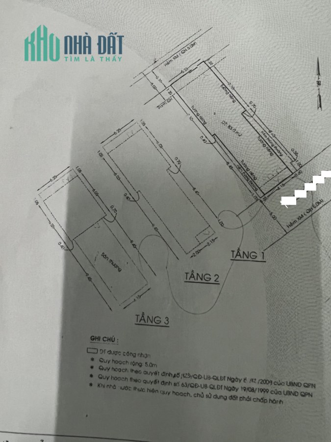 Nhà Tô Hiến Thành 4T ngang 4.7M 5 P.ngủ giá mới 14 Tỷ dt 101m2