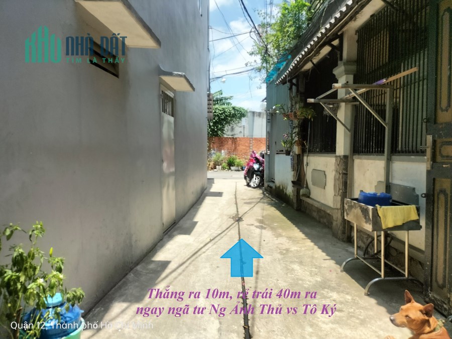 QUẬN 12, BÁN CĂN NHÀ 1T1L, TRUNG TÂM NGÃ TƯ TÔ KÝ vs NG ẢNH THỦ, CHỈ 2.1 TỶ