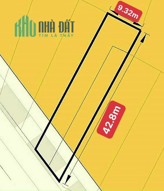 HÓC MÔN, ĐẤT MẶT TIỀN ĐƯỜNG SONG HÀNH, KV 9.3x40m 358m2 THỔ, CHỈ 24 TỶ
