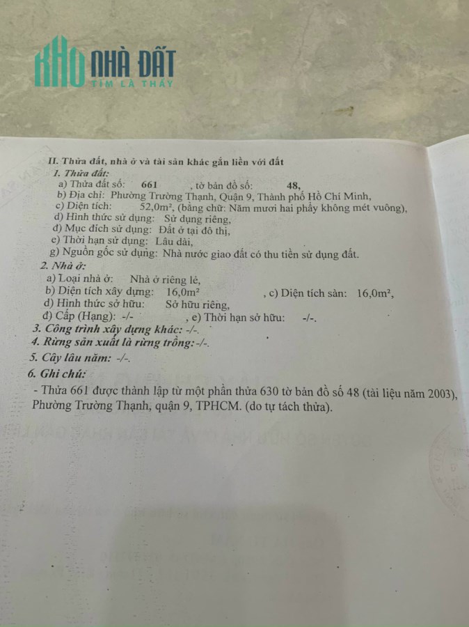 Lô đất dự án vừa tầm tay đường Tam diện tích 52m giá tốt