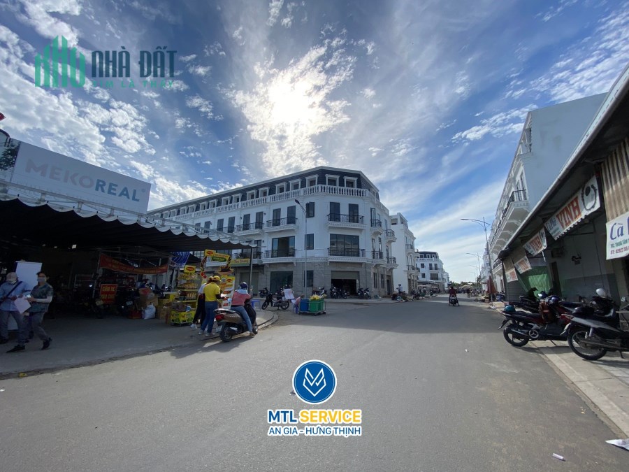 Nhà mặt tiền số lượng có hạn đã hoàn thiện tại 5 khu chợ Thới Lai