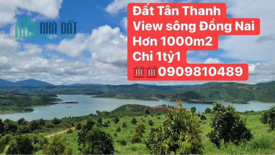 Đất view sông Đồng Nai nghỉ dưỡng hơn 1000m2 tại Tân Thanh, Lâm Hà, Lâm Đồng
