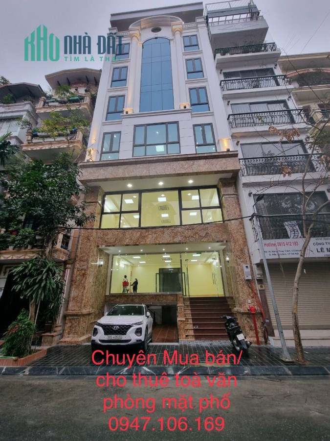 Cho thuê nhanh tòa VP 8 tầng phố Nguyễn Khánh Toàn- Đào Tấn- Quan Hoa 200m2