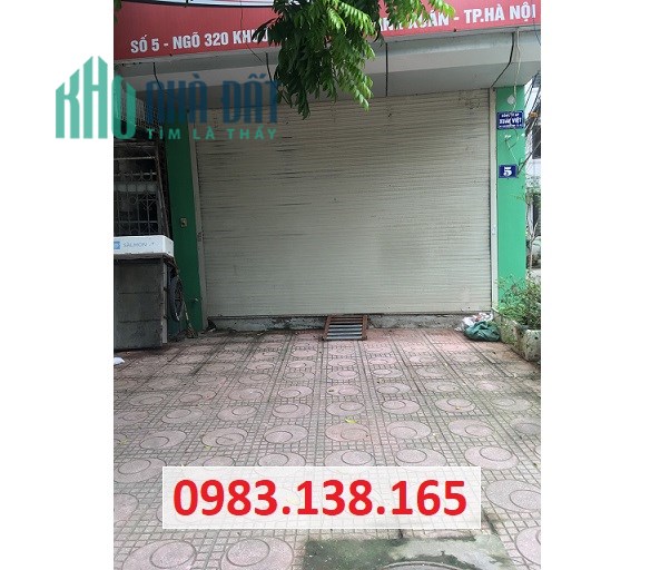 Chính chủ cho thuê cửa hàng, văn phòng tại Khương Đình, Thanh Xuân; 15tr; 0983138165