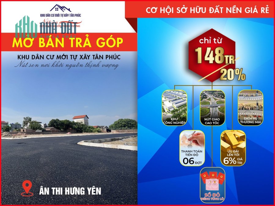 Đất thổ cư giá rẻ, cạnh nút giao cao tốc HN HP