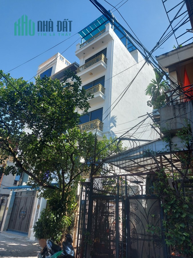 Bóc tem nhà 7 tầng, thang máy, ô tô tránh, 75m, gara 2 ô tô phố Ngọc Lâm, LH 0858999616
