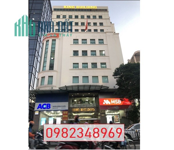 Cho thuê MBKD và văn phòng tại tòa nhà King Building số 7 Chùa Bộc, Đống Đa, 0982348969