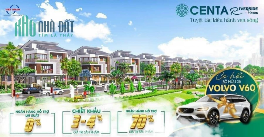 chính thức nhận giữ chỗ centa riverside từ sơn bắc ninh