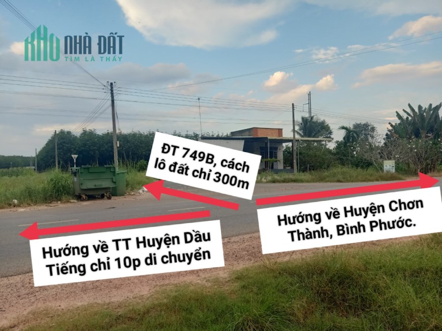 4 lô F0 mới bung tại Xã Minh Thạnh, Huyện Dầu Tiếng, Bình Dương, giá đầu tư cực tốt.