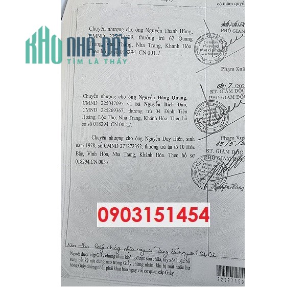 Chính chủ bán lô đất VIP tại Dương Hiến Quyền, Vĩnh Hòa, TP.Nha Trang; 110tr; 0903151454