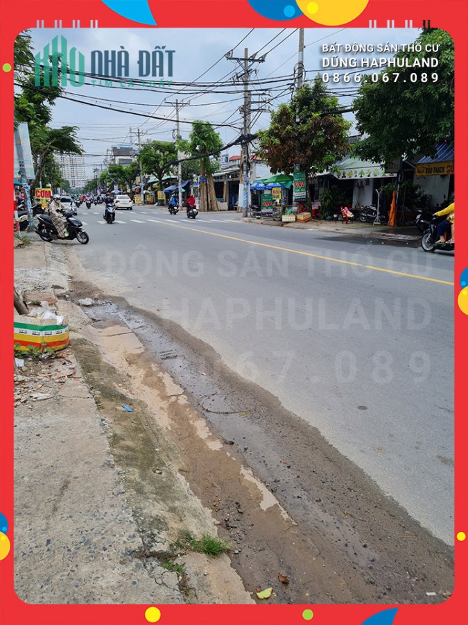 28 triệu/m2. 336m2 đất (276m2 thổ cư). Gần Dương Thị Mười, Bệnh viện Quận 12.
