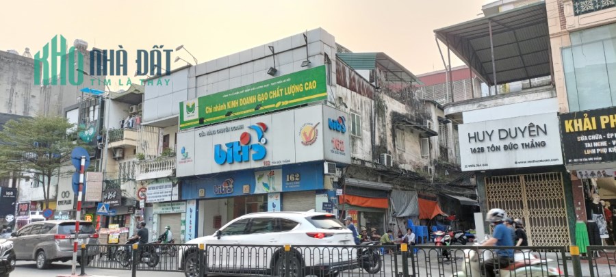Bán nhà lô góc Mặt phố Tôn Đức Thắng, Đống Đa, 2 mặt tiền, vỉa hè, Kinh Doanh 65m, 25.5 Tỷ