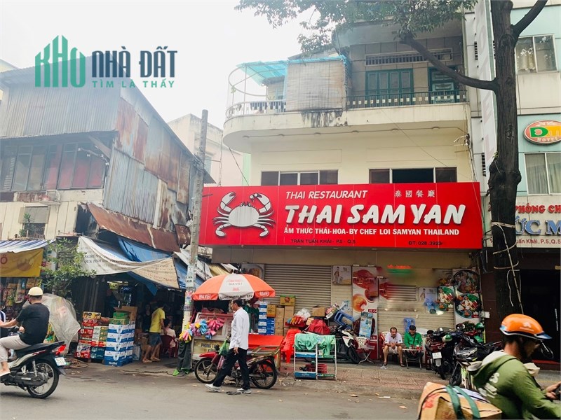 Nhà Cho Thuê Trần Tuấn Khải Q.5.8x17m.60tr