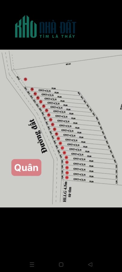 Bán 20 nền đất có thổ cư 100m tại Thanh An, Hớn Quản, Bình Phước